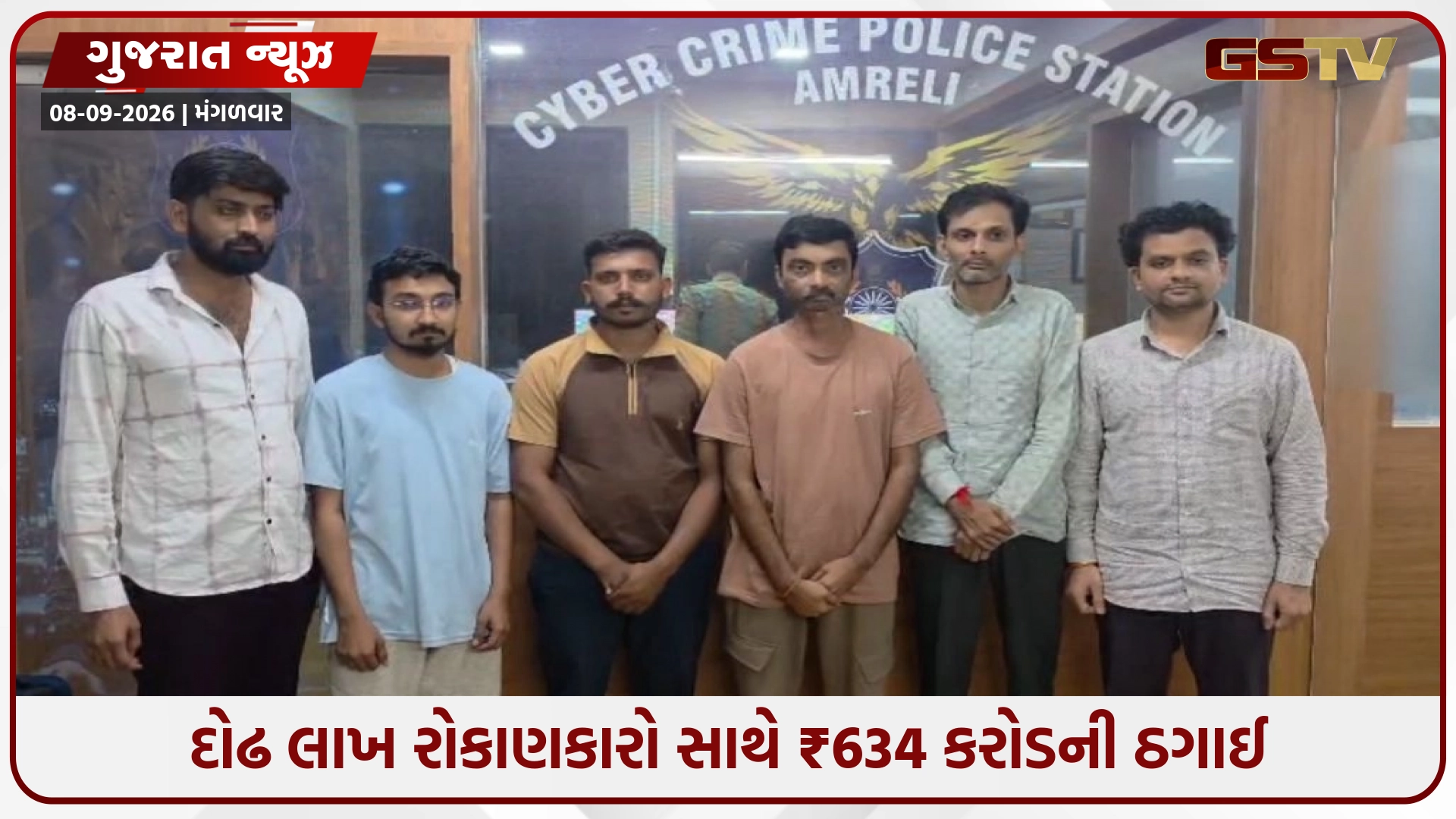 દોઢ લાખ રોકાણકારો સાથે ₹634 કરોડની ઠગાઈ: ઊંચા વળતરની લાલચ આપી છેતરપિંડી કરતી ટોળકી ઝડપાઈ