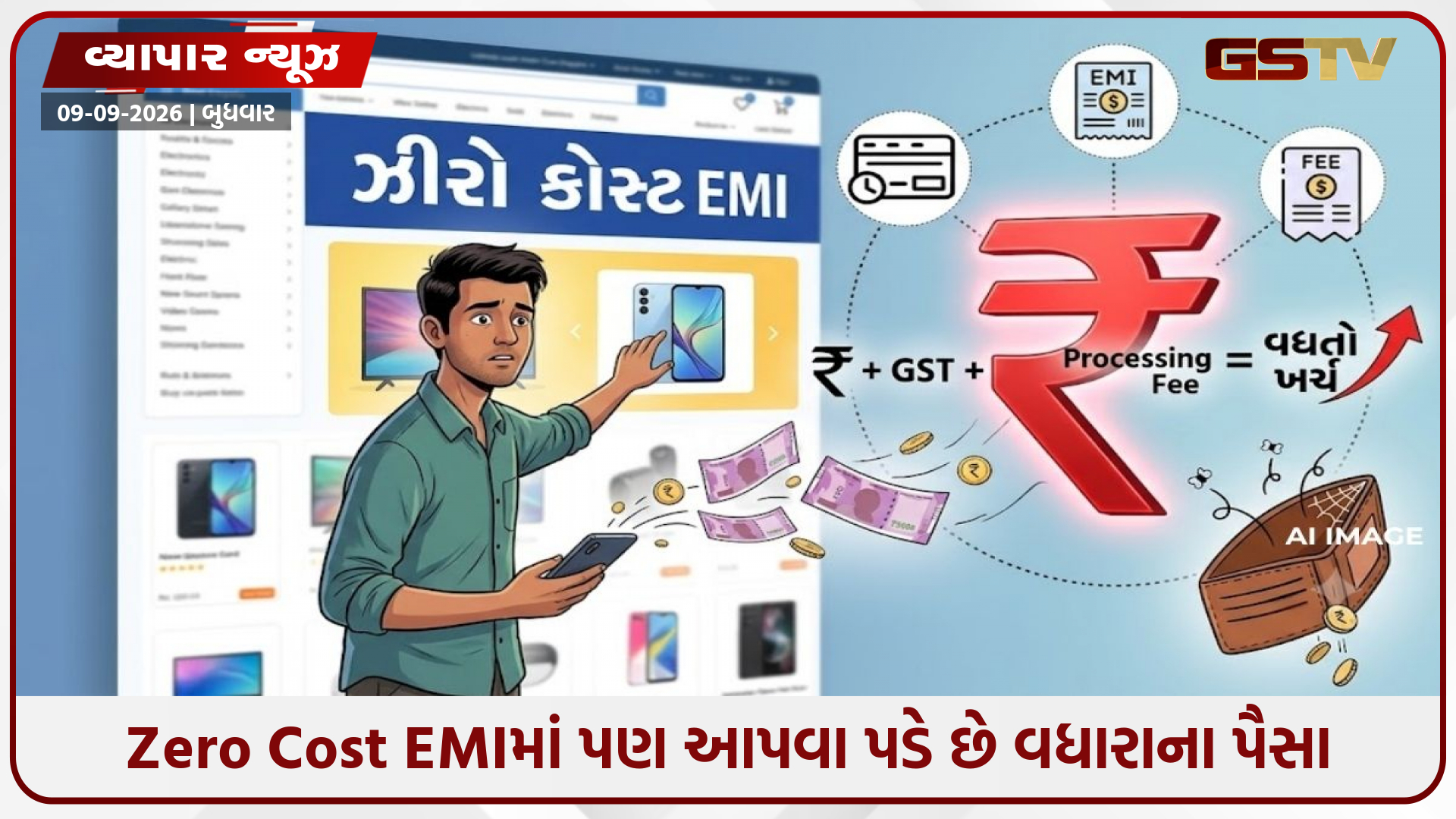 Zero Cost EMIની ઓફર જોઈને ખુશ ન થશો, આ ચાર્જ ખિસ્સો ખાલી કરી શકે