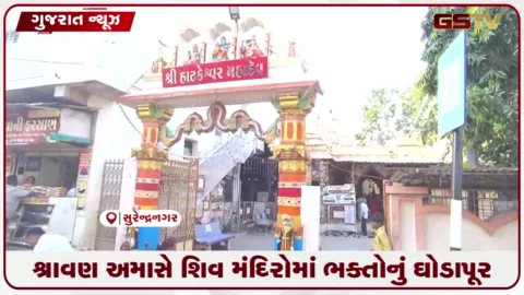 VIDEO: શ્રાવણ અમાસે શિવ મંદિરોમાં ભક્તોનું ઘોડાપૂર