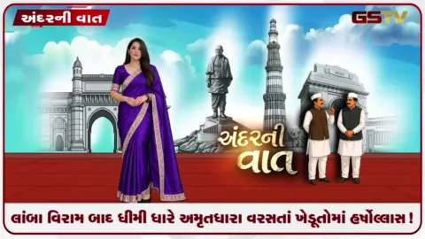 VIDEO: નર્મદામાં મેઘરાજાની મહેર! લાંબા વિરામ બાદ ધીમી ધારે અમૃતધારા વરસતાં ખેડૂતોમાં હર્ષોલ્લાસ!