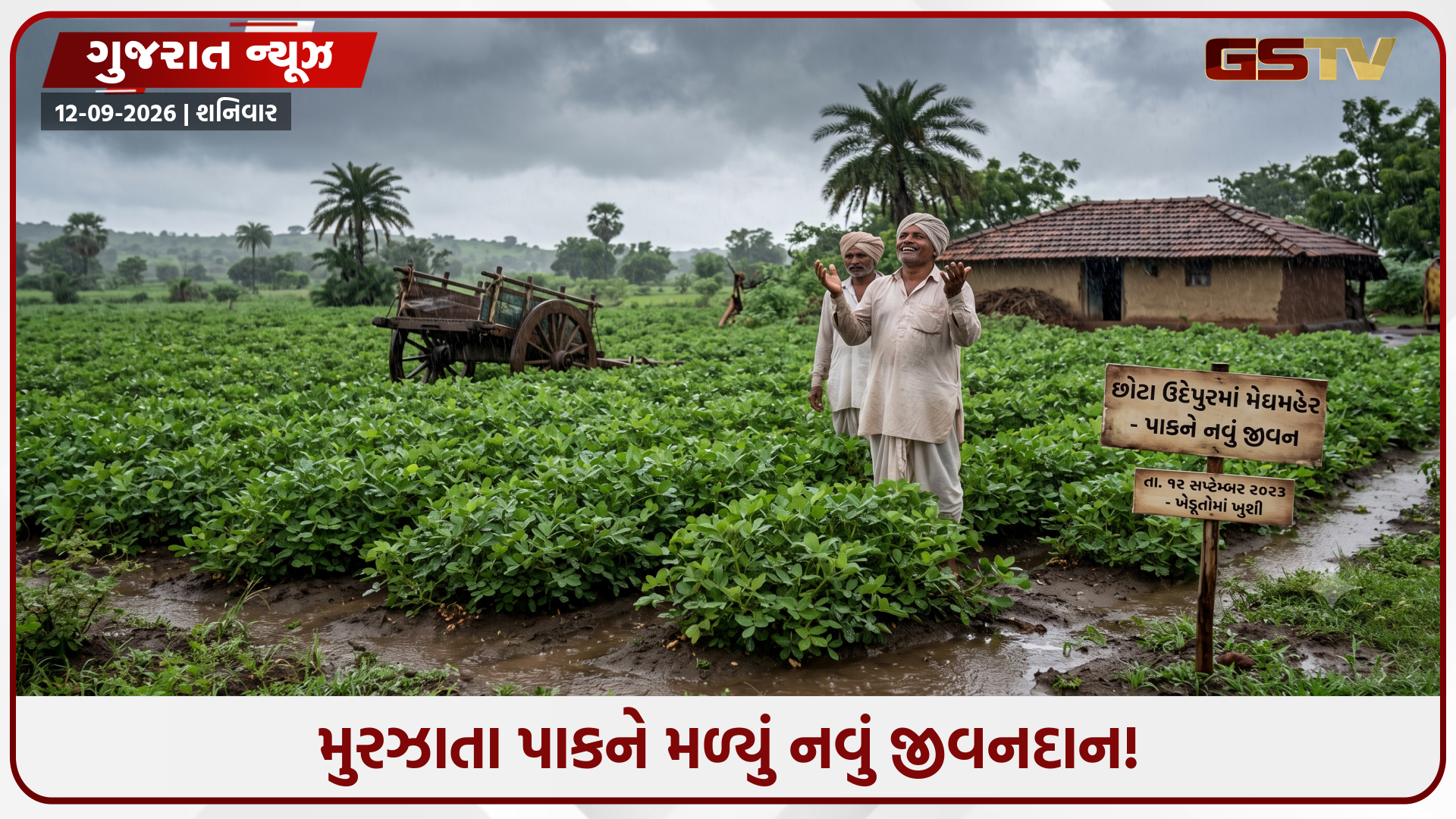 દોઢ મહિનાના લાંબા વિરામ બાદ મેઘરાજાની ધમાકેદાર રી-એન્ટ્રી, 60 તાલુકામાં વરસાદ, 15 સપ્ટેમ્બર સુધી 20 જિલ્લામાં ઍલર્ટ
