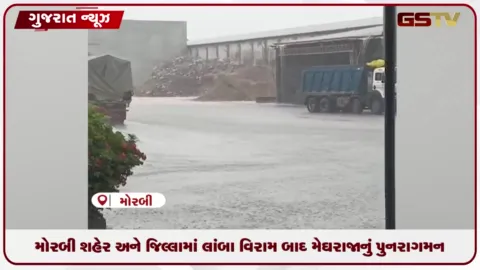 VIDEO: મોરબી શહેર અને જિલ્લામાં લાંબા વિરામ બાદ મેઘરાજાનું પુનરાગમન, ખેડૂતોમાં ખુશીનો માહોલ