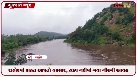 VIDEO: દાહોદમાં રાહત આપતો વરસાદ, હડપ નદીમાં નવા નીરની આવક