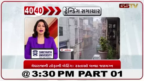 VIDEO: વડોદરામાં વહેલી સવારથી ગાજવીજ સાથે ધોધમાર વરસાદ, નીચાણવાળા વિસ્તારો જળમગ્ન