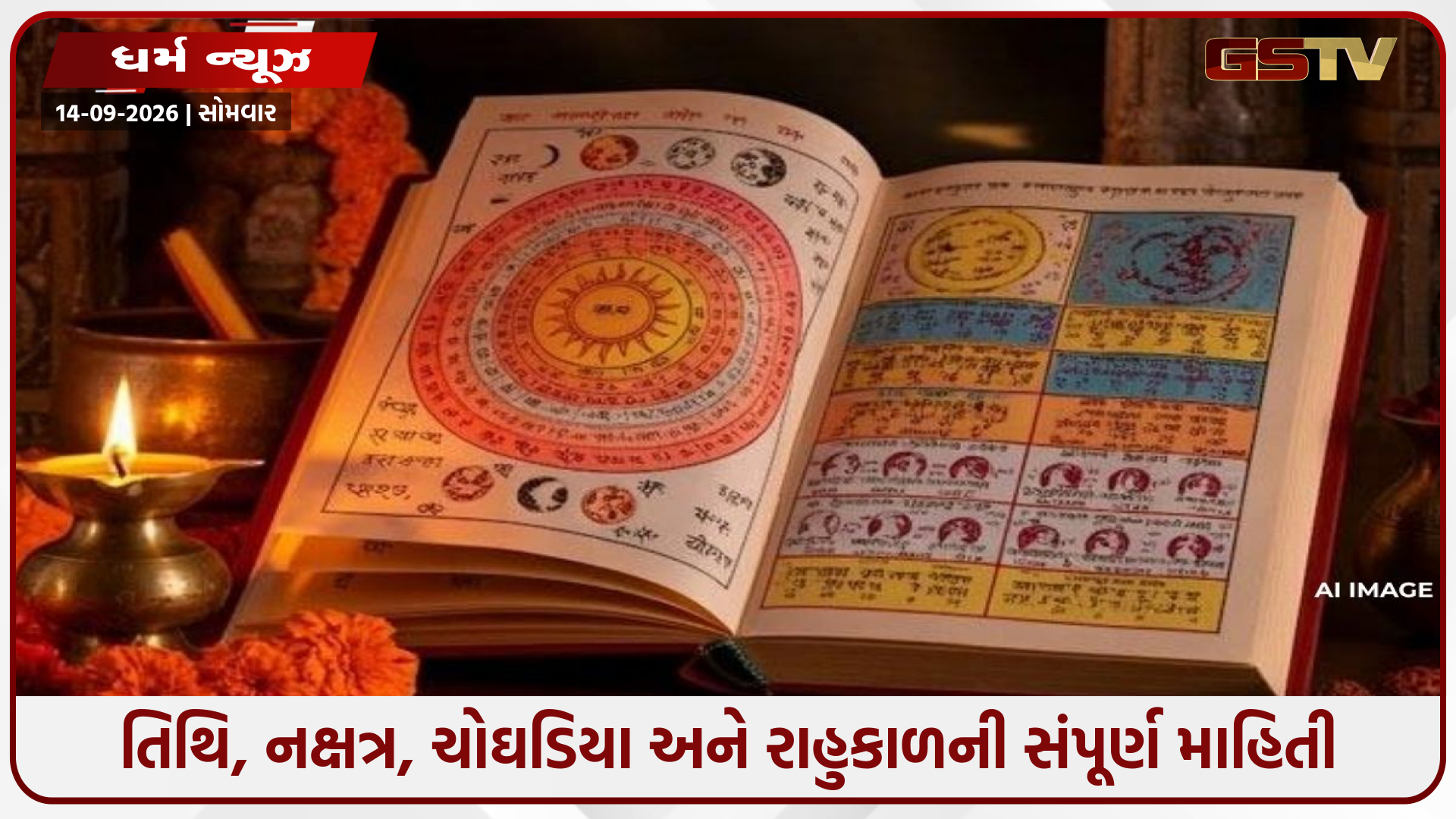 આજનું પંચાંગ: ગણેશ ચતુર્થી-કેવડાત્રીજ સાથે જાણો રાહુકાળ અને ચોઘડિયા