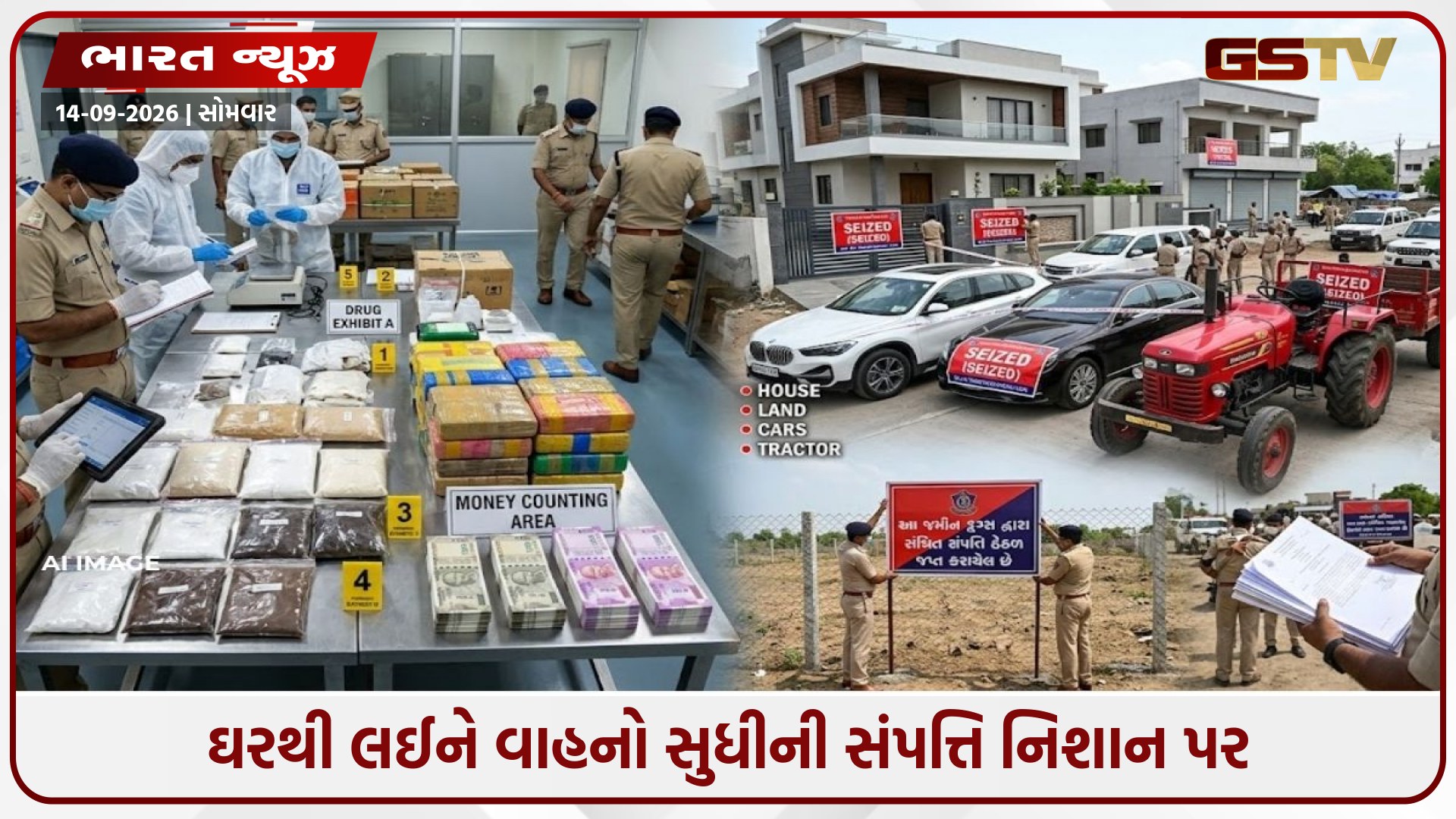 રાજસ્થાનમાં ડ્રગ્સ દાણચોરો પર મોટી કાર્યવાહી, ₹73.64 કરોડની સંપત્તિ ફ્રીઝ