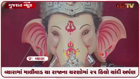 VIDEO: તાપી જિલ્લાના સૌથી ધનિક ગણેશજી તરીકે ખ્યાતનામ વ્યારાના માલીવાડ ચા રાજાના દર્શને ઉમટ્યા ભક્તો
