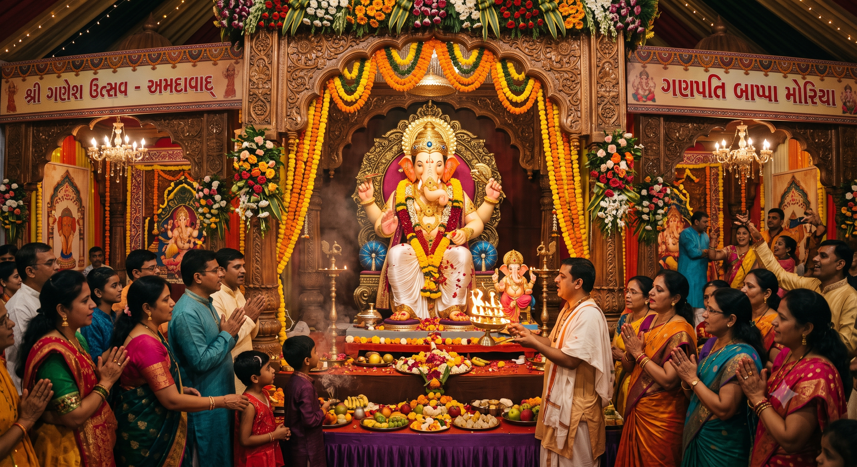 Religion : પંડાલમાં મોટા ગણેશની બાજુમાં કેમ રખાય છે નાની મૂર્તિ? 99 ટકા ભક્તો નથી જાણતા આ શાસ્ત્રોક્ત રહસ્ય!