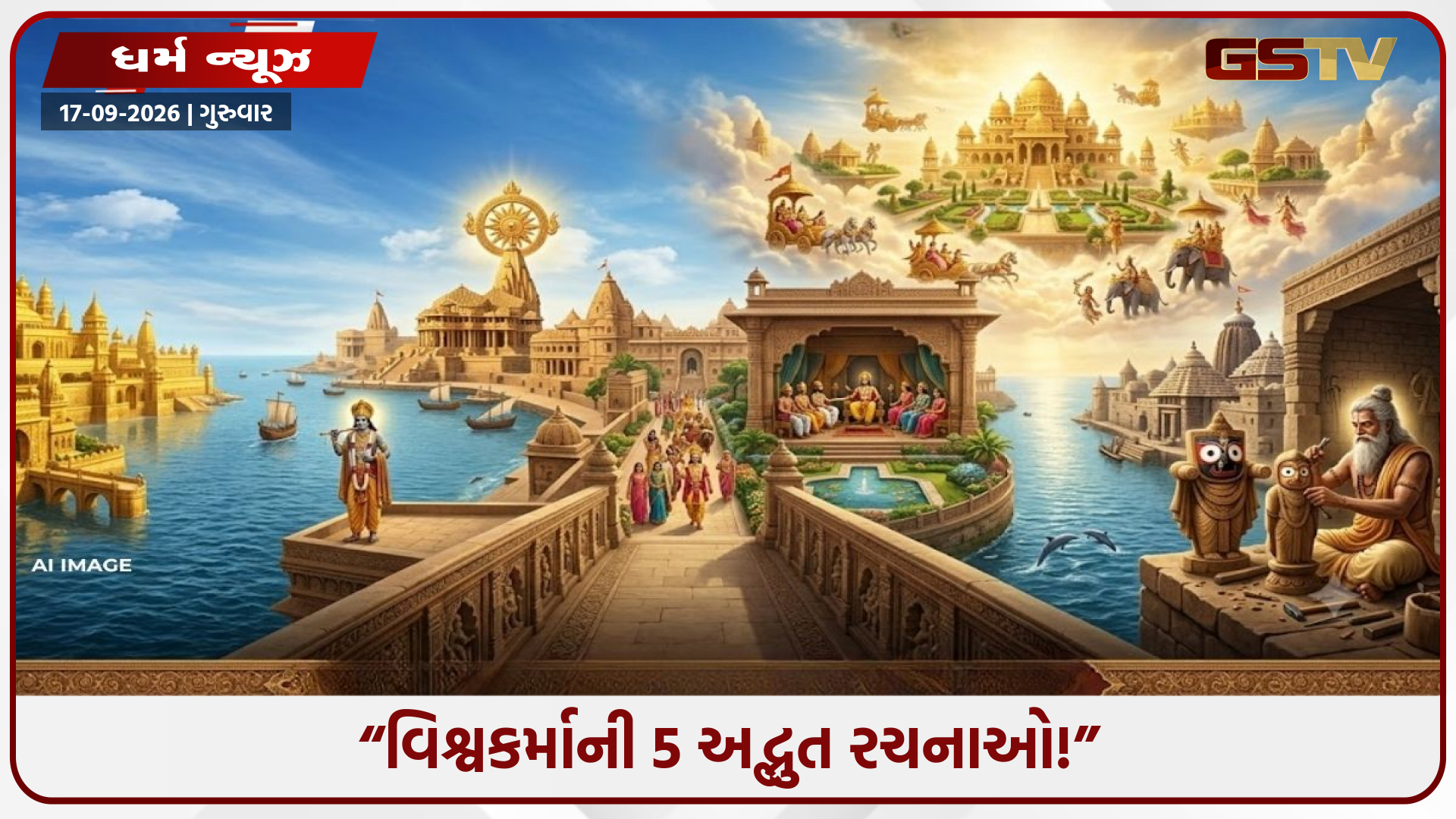 સુવર્ણ લંકાથી દ્વારકા સુધી, ભગવાન વિશ્વકર્માની આ 5 અદ્ભુત રચનાઓ આજે પણ છે ચર્ચામાં
