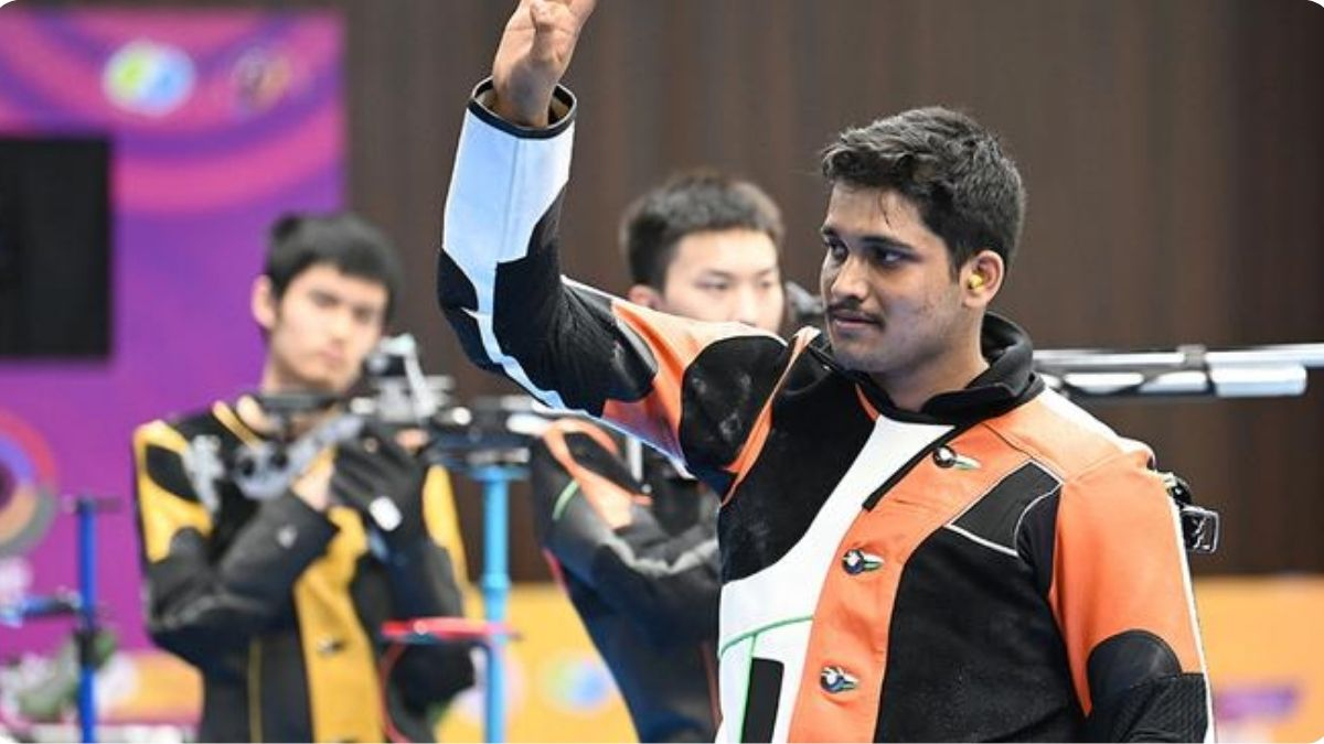 Asian Games 2026: હિમાન્શુ, પાર્થ અને રુદ્રાંકક્ષે 10m એર રાઇફલ ટીમ ઇવેન્ટમાં જીત્યો સિલ્વર