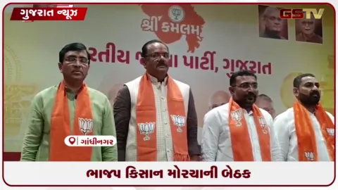 VIDEO: ભાજપ કિસાન મોરચાની બેઠક: ગુજરાતમાં 'ચાલો ભેરુ ગામડે' અને 'સરપંચ સંવાદ' અભિયાન ચલાવાશે
