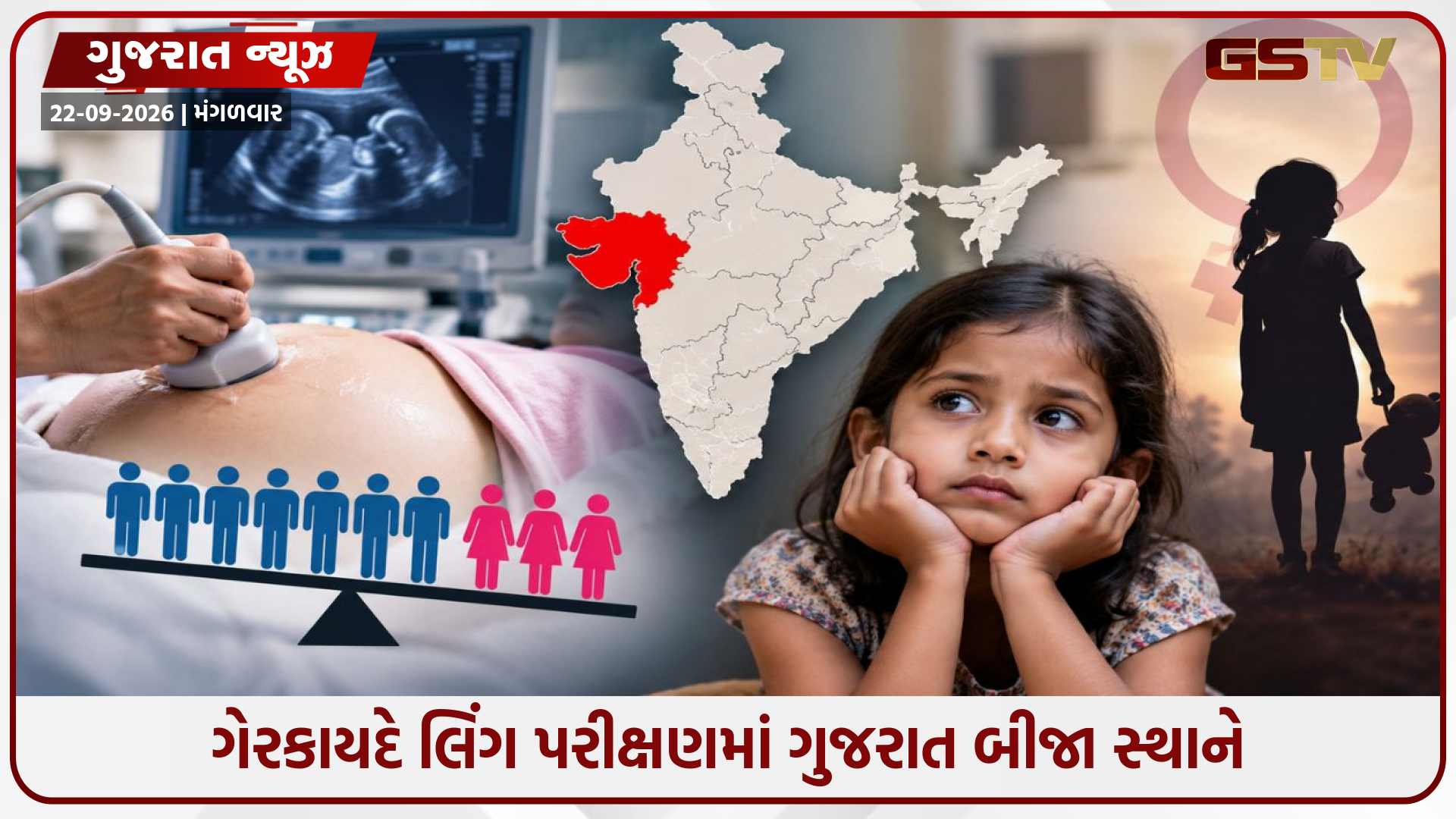 'બેટી બચાવો'ના દાવાઓ વચ્ચે ચોંકાવનારો ખુલાસો, ગેરકાયદે લિંગ પરીક્ષણમાં ગુજરાત બીજા સ્થાને, 3 વર્ષમાં 28 કેસ નોંધાયા