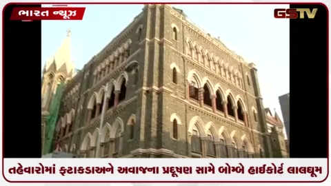 VIDEO: તહેવારોમાં ફટાકડા અને અવાજના પ્રદૂષણ સામે બોમ્બે હાઈકોર્ટ લાલઘૂમ, સખત પગલાં લેવા નિર્દેશ