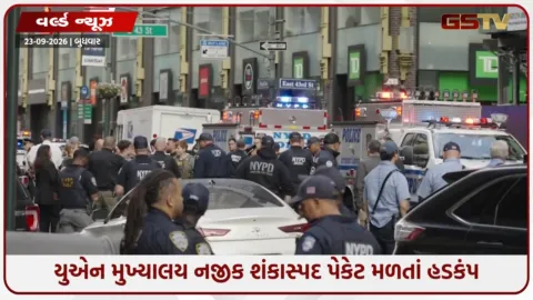 VIDEO: ન્યૂયોર્ક/ UN મુખ્યાલય નજીક શંકાસ્પદ પેકેટ મળતાં સુરક્ષા એજન્સીઓ એલર્ટ, બોમ્બની આશંકાથી રસ્તાઓ બંધ