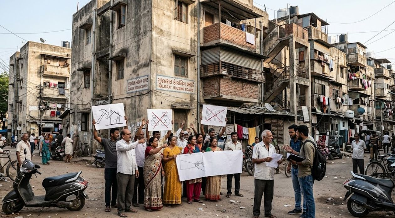 Ahmedabad / હાઉસિંગ બોર્ડના જૂના મકાનોમાં RTIના નામે તોડબાજીનું રેકેટ, ગાંધીનગર સુધી પહોંચી ફરિયાદ