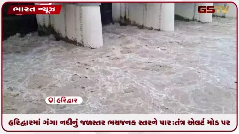 VIDEO: હરિદ્વારમાં ગંગા નદીનું જળસ્તર ભયજનક સ્તરને પાર: તંત્ર એલર્ટ મોડ પર
