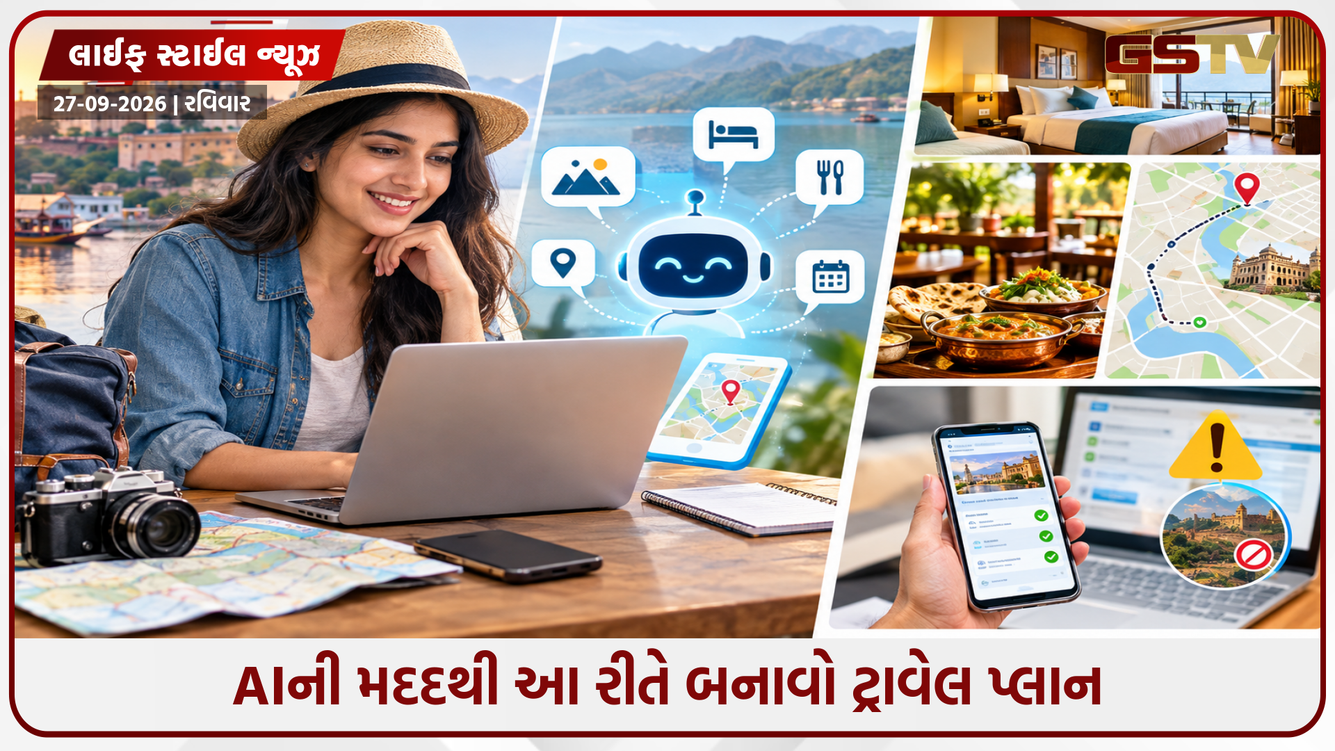 World Tourism Day 2026 / AI સાથે તમારી ટ્રિપને બનાવો સ્માર્ટ, ફોલો કરો આ રીતો
