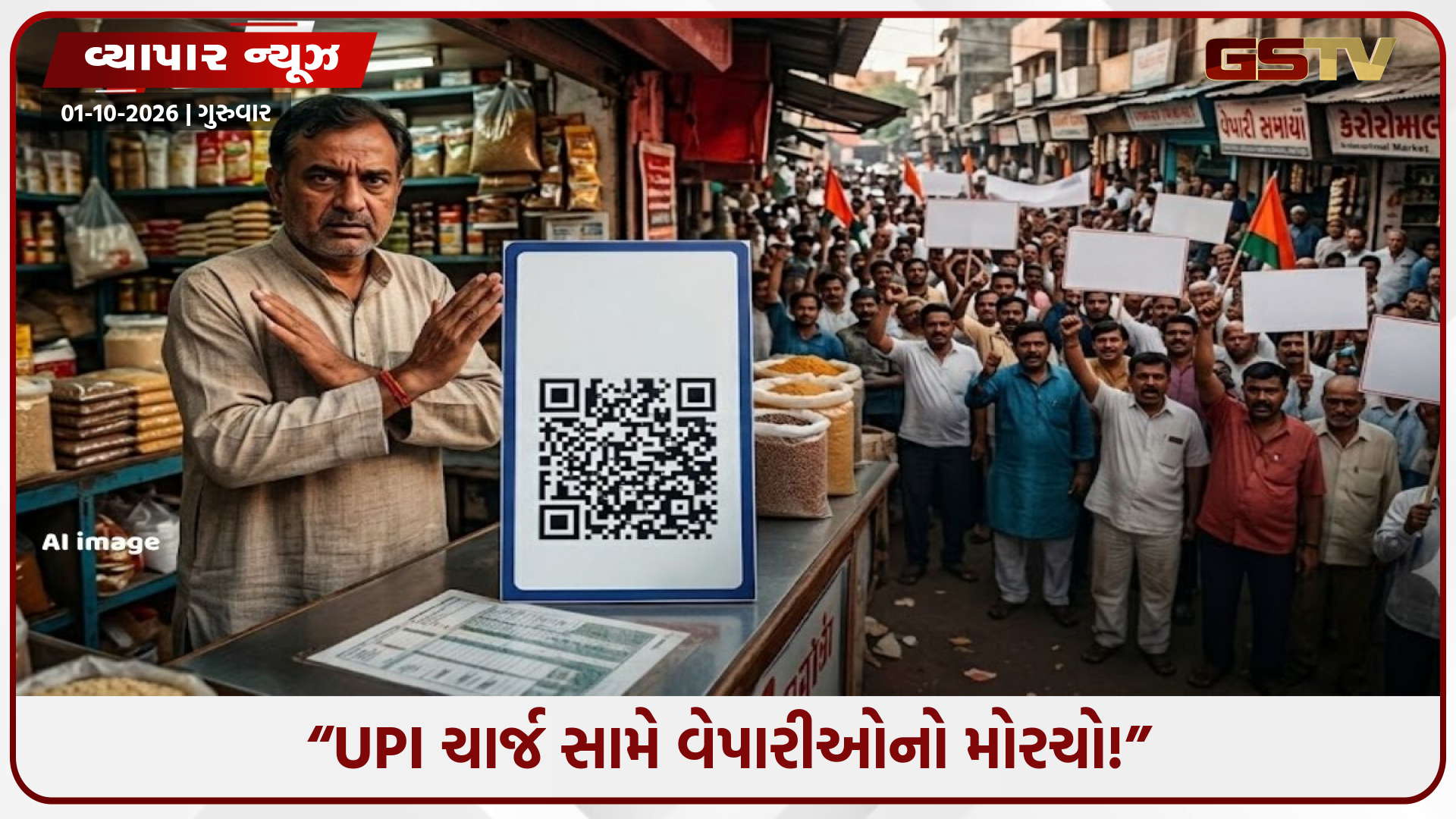 UPIના MDR સામે વેપારીઓનો મોરચો, 2 ઓક્ટોબરે ‘નો-UPI ડે’નું એલાન!