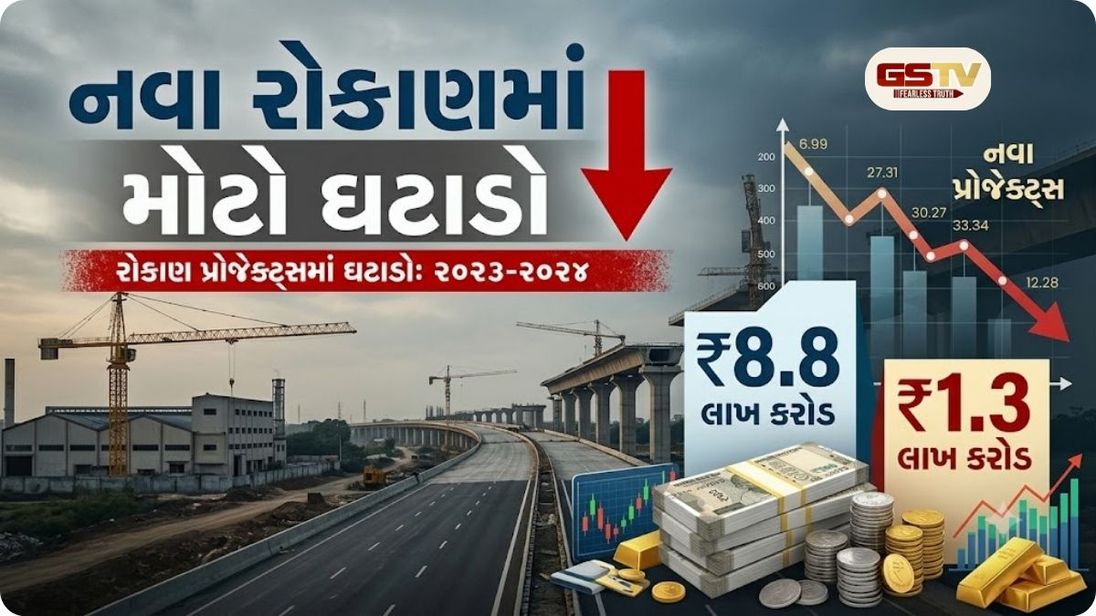 નવા રોકાણ પ્રોજેક્ટ્સને મોટો ફટકો, સરકારી-ખાનગી જાહેરાતોમાં જંગી ઘટાડો