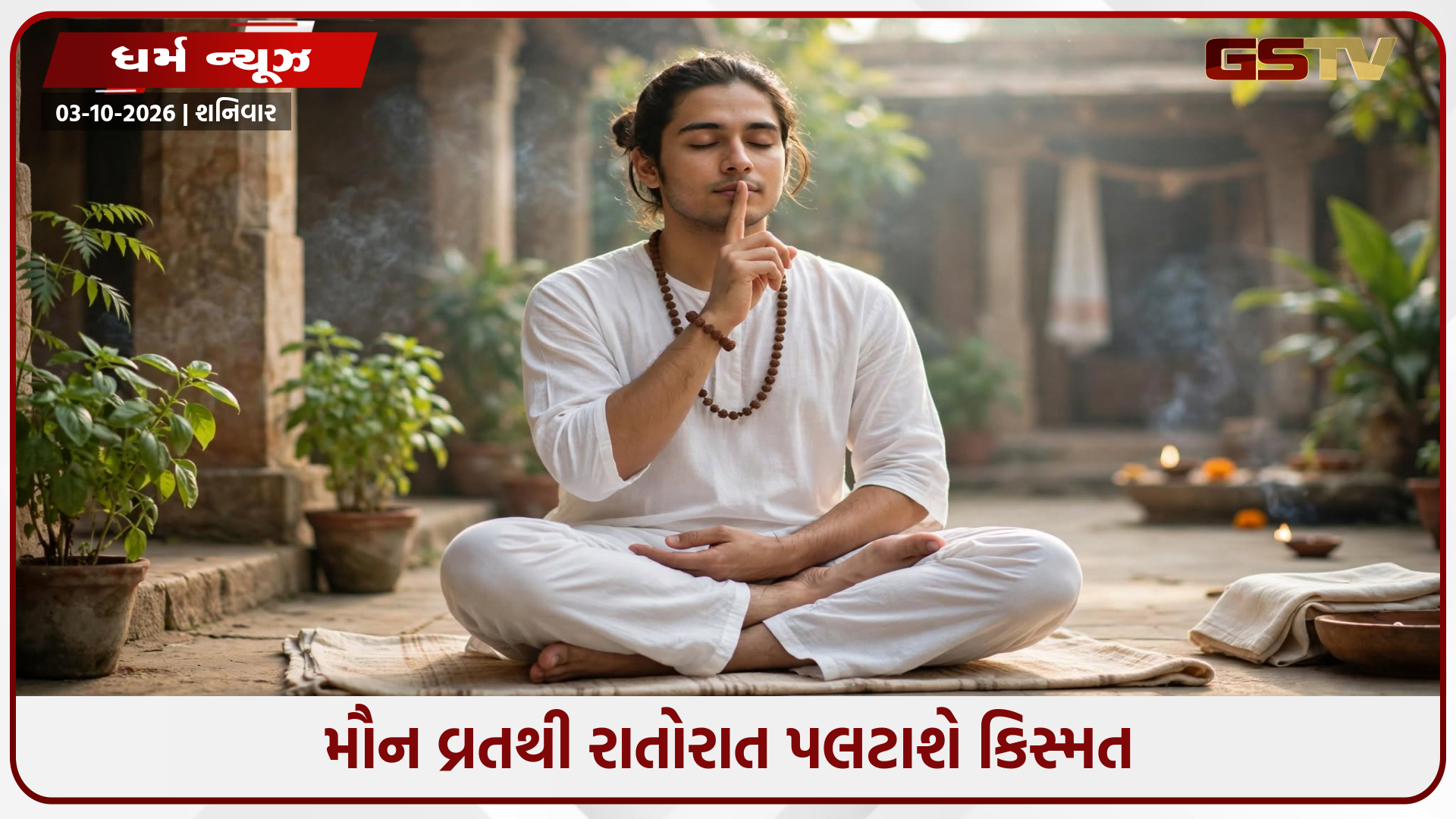 એક જ દિવસનું મૌન વ્રત કેવી રીતે બદલી શકે છે તમારું ભાગ્ય? જાણો આ ગ્રહને મજબૂત કરવાનો ઉપાય
