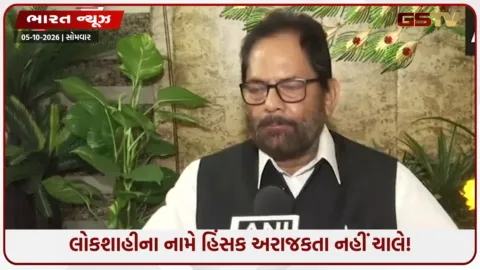 VIDEO: 'મતદાનનો અધિકાર ખરો, પણ સિસ્ટમ હાઇજેક ન થવી જોઈએ!' લોકશાહી અને હિંસા મુદ્દે નકવીએ કોના પર સાધ્યું નિશાન?