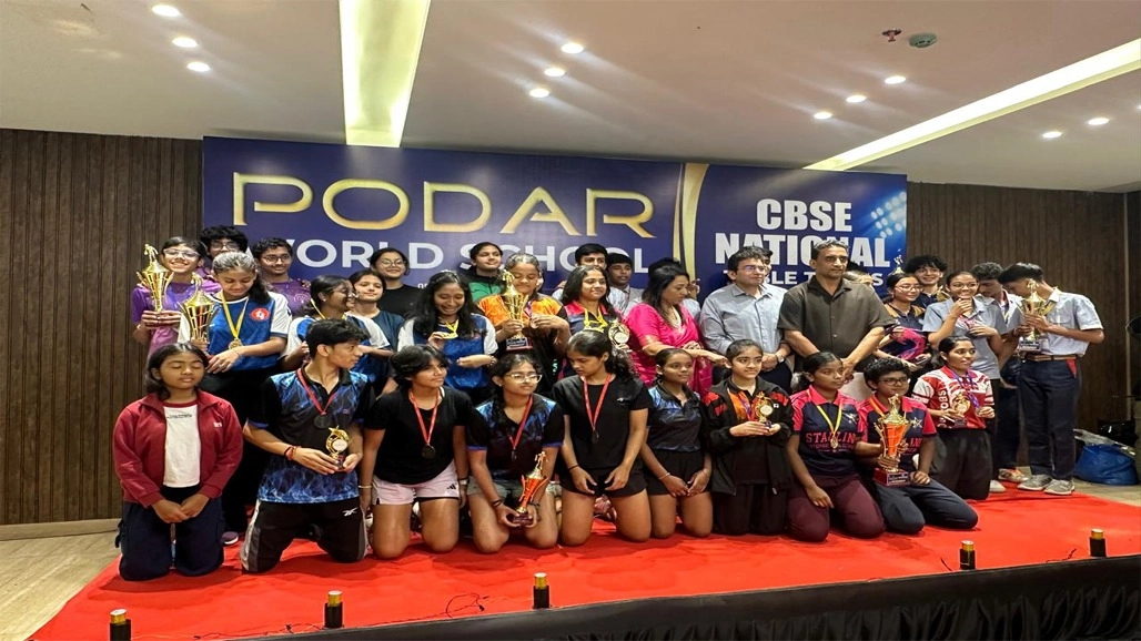 CBSE રાષ્ટ્રીય ટેબલ ટેનિસ ટુર્નામેન્ટનું સમાપન,  દેશ-વિદેશની 204 શાળાઓના 1500 ખેલાડીઓએ લીધો હતો ભાગ