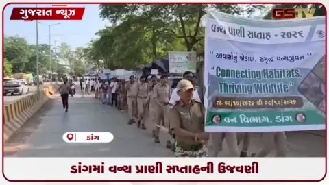 VIDEO: ડાંગમાં વન્ય પ્રાણી સપ્તાહ ૨૦૨૬: વન્યજીવ સંરક્ષણ અને પર્યાવરણ જાગૃતિ અંગે વિવિધ કાર્યક્રમો યોજાયા