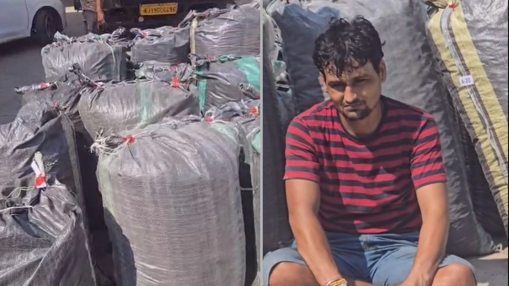 Ahmedabad ગ્રામ્ય SOGનો સપાટો; ધોળકા રોડ પરથી ₹1.04 કરોડનો પોસ ડોડાના જથ્થા સાથે 1ની અટકાયત