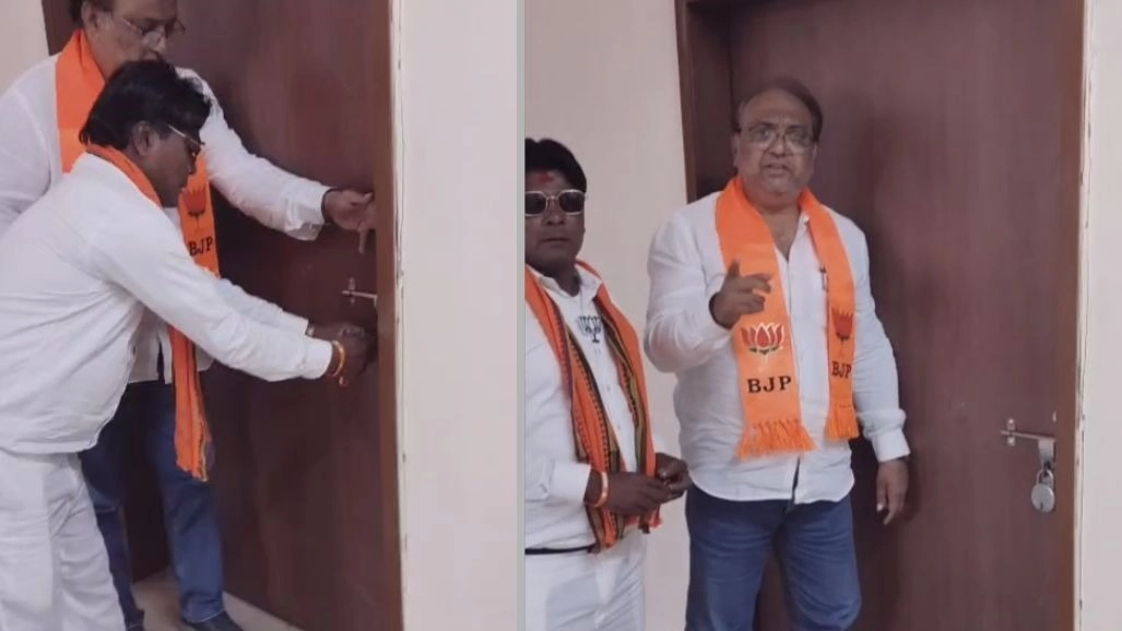 Ahmedabadમાં ભાજપના જ કોર્પોરેટરનો બળવો; શાહપુર વોર્ડ ઑફિસને તાળાં મારી કમિશનરના રાજીનામાની માગ કરી