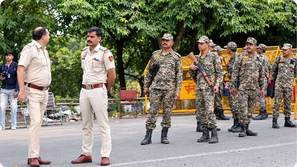 57 મેટ્રો સ્ટેશનના ગેટ બંધ, 30 રસ્તા પર ડાયવર્ઝન, બોર્ડર પર બેરિકેડિંગ... CJPના પ્રદર્શન પહેલાં દિલ્હી કિલ્લામાં ફેરવાયું